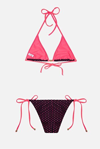 AYYILDIZ 4905 Pink Triangle Girl's Bikini Set