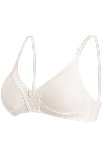 Ebru Cotton Combed Balenless Gatherer Minimizer Bra Ebru1001