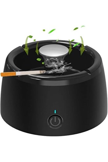 Generic 2 in 1 Multifunctional Smokeless Ashtray USB Rechargeable Ash Tray Electronic Ashtray Best for Home