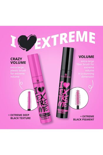 Essence I Love Extreme Mascara for Extreme Volume by Essence, 12ml 2 Piece