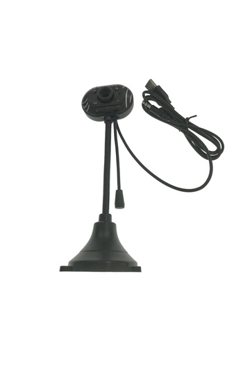 OEM USB Webcam, with desk stand, microphone, flexible arm, nightvision, 480p, black