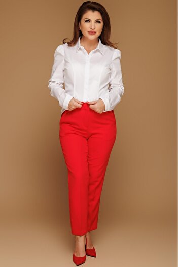 Atmosphere Fashion Red elegant trousers