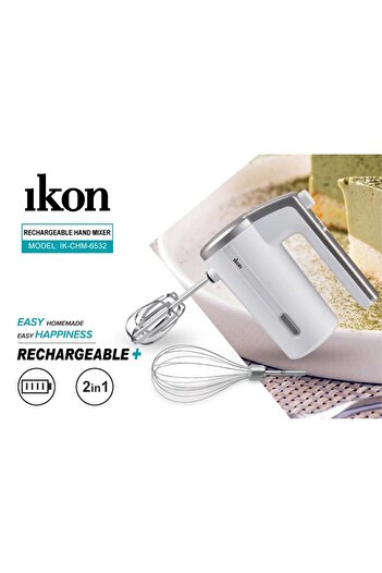 Ikon خلاط يدوي لاسلكي IKCHM6532