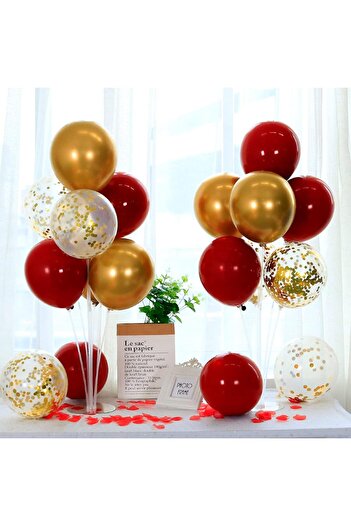 Baloane Vesele Set of Two Balloon Holders 72 cm + ACC75 Balloons