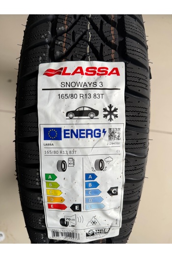 Lassa / 165/80R13 (SNOWAYS 3) 2024 KIŞ LASTİĞİ