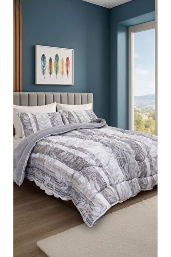 YALITEKS HOME Double Cotton Welsoft Quilt Set –Quilt+Pillowcase |   Suitable for 4 Seasons Use |