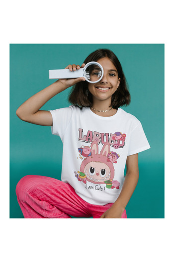 ALPŞAN TİCARET Labubu T-shirt Labubu Παιδικό T-shirt Labubu Μπλουζάκι Unisex για ενήλικες