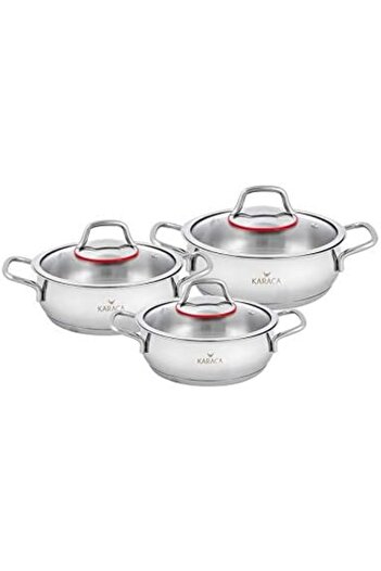Mena Rise SheronShop Emirgan Steel Sahan Set 6 Pieces, Medium 1131745