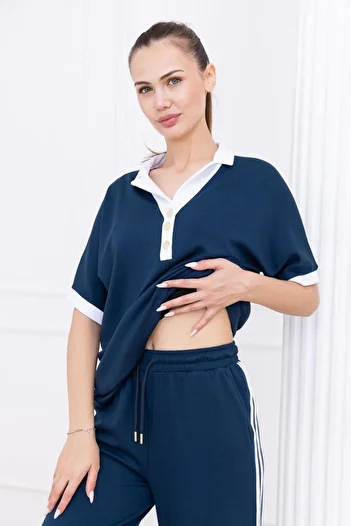 VİZYONER Modal Suit with Three Buttons, Namely Strip
