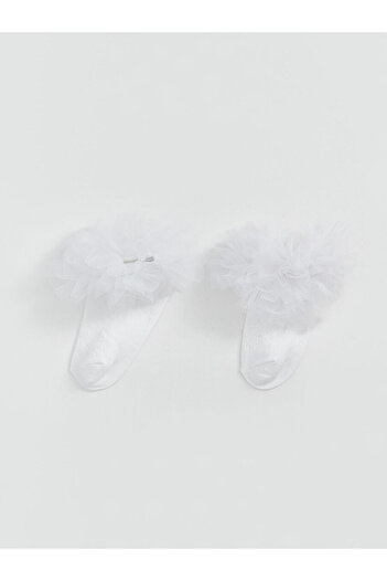 LC Waikiki Lcw Baby Tulle Baby Girl Booties Socks