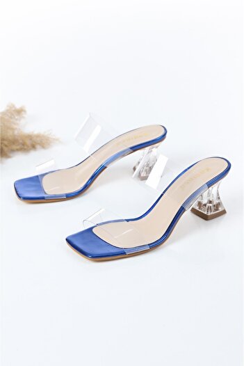 Aldina Nucci Kadinca Women's Slippers with Transparent Band # 1003