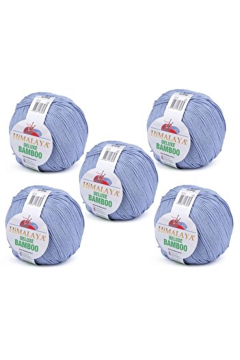 Himalaya Deluxe Bamboo, 5 νήματα, 500 γραμμάρια, νήματα για πουλόβερ ζακέτα 124-14
