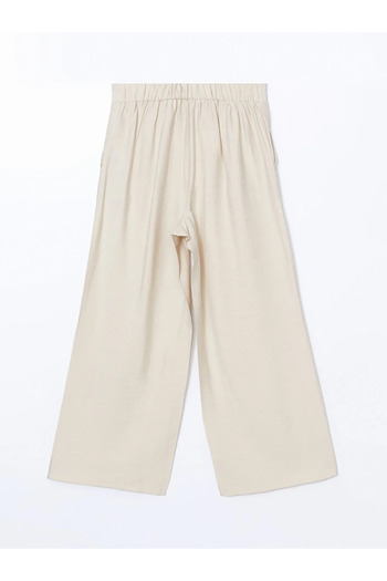 LC Waikiki Wide Leg Women's Trousers with Elastic Waist