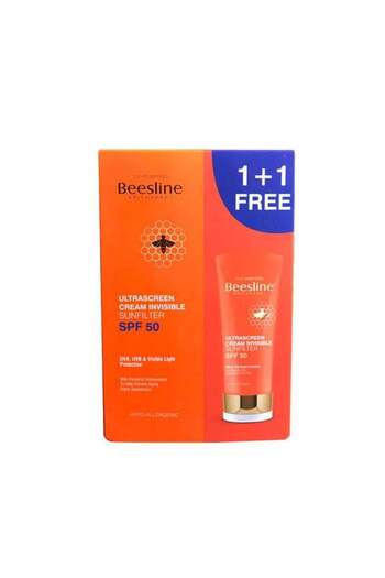 Beesline Ultra Sun Screen Invisible Spf50+1 Free Orange 60ml
