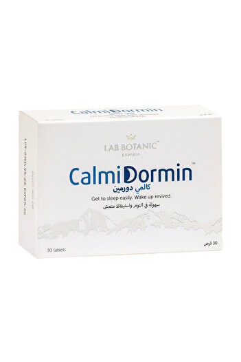 LAB BOTANIC BAVARIA Calmidormin Natural Vitamin Supplements | Insomnia & Sleeplessness Relief Tablets -30 Tablets