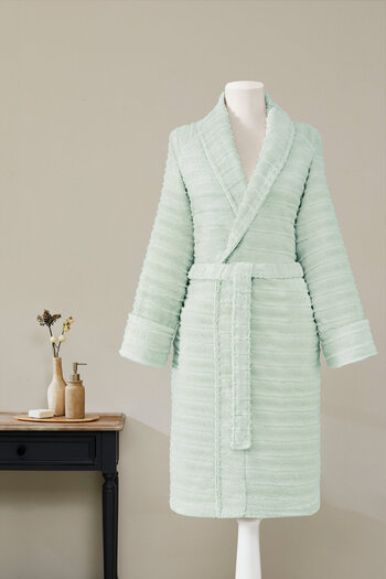 Özdilek Sadem Organic Linden Shawl Collar Bathrobe