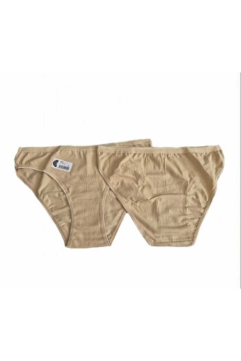 GÜMÜŞ 2-Piece Women's Panties-Beige-Skin