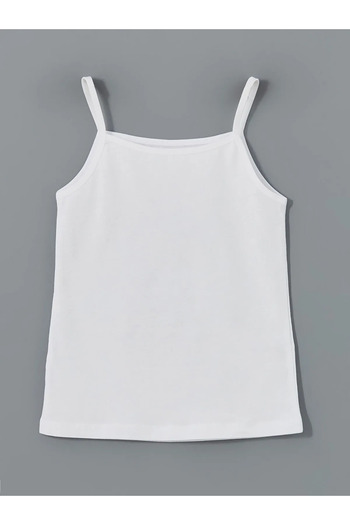 LC Waikiki Square Collar Strap Baby Girl Undershirt 2-Piece