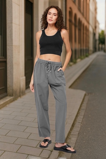 Malerind Hambez Bottom Tracksuit Linen Trousers Look Comfortable Fit Plus Size Summer Relaxed