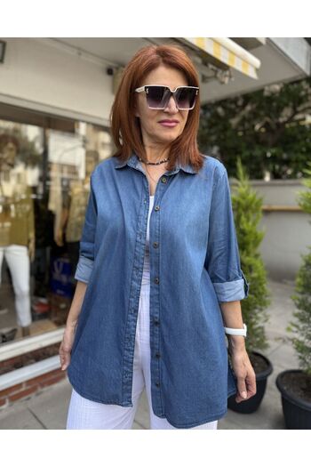 DenizEge Cotton Denim Shirt