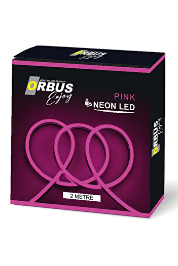 ORBUS Neon Led 2 Metre USB Girişli Pembe ORB-PINKNEON