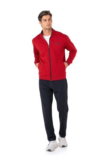 Pierre Cardin Men's Zippered Stand Collar Home Wear Tracksuit Set Vr..P25C.25Y.71..20.Y01