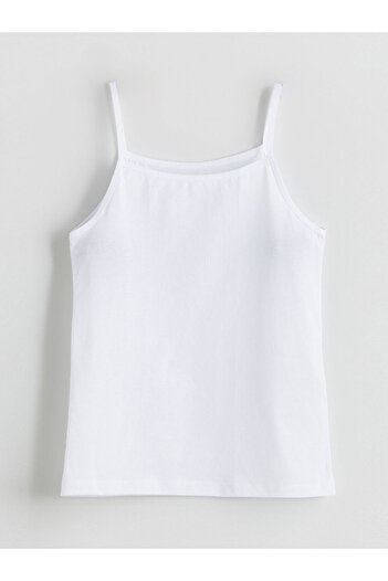LC Waikiki Pink Square Collar Girl's Undershirt 2-Piece