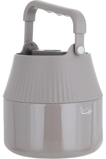 Alsaif Gallery Reema Steel Saif Gallery Thermos, 1 Liter - Grey