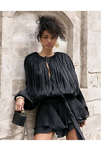 TAYT VEGAS Vanesya Fabric Short Shorts Dress