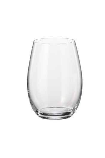 MAISON FORINE Set of 6 stemless wine glasses 590ml, Leona