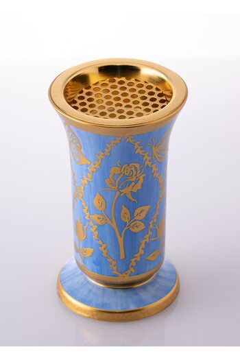 Byblos Multi-Purpose Decorative Incense Holder Blue 28 x 19 x 15 cm