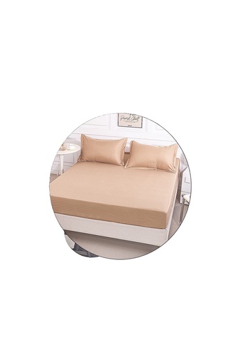CHIRASO CHIRASO bedding set, Thin Damask, Fitted Sheet 180x200+30cm, Duvet Sheet and 2 Pillowcases