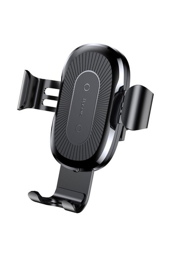 Baseus Suport auto Baseus Gravity cu încărcător wireless, negru