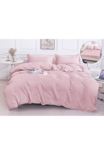 CHIRASO CHIRASO bedding set, Thin Damask, Fitted Sheet 180x200+30cm, Duvet Sheet and 2 Pillowcases
