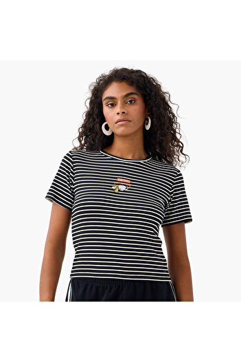 SP Characters Chr L Graphic Rib Crop Tees