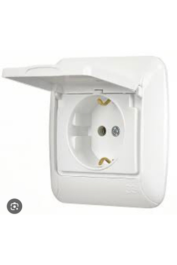 Günsan Elektrik Günsan Fantasy Covered Soil Socket White Underground