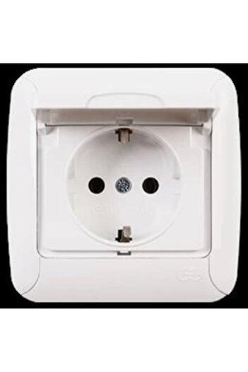 Günsan Elektrik Günsan Fantasy Covered Soil Socket White Underground