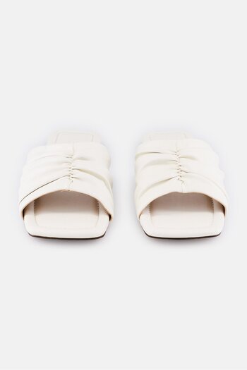 Steve Madden Women Midas Slip On Sandals, White