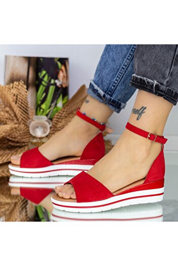 mei Women's Sandals PT23A Red (B38) Mei