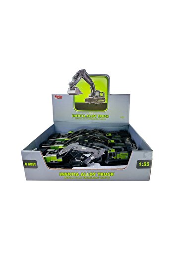 VARDEM OYUNCAK SZT-8887 Sürtmrli Metal İnşaat Aracı Ekskavatör 1 55