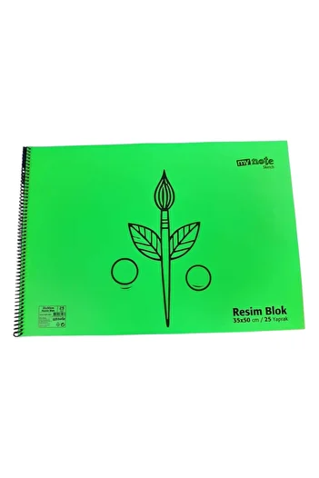 Mynote 35X50 Plastic Cover 25 Leafs Picture Notebook