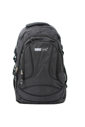 PARAJOHN Iconic Lightweight Durable Schoolbag 18 inch -Black
