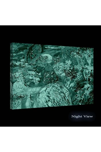 startonight DualView Startonight Painting Woman with Green Umbrella, 90 cm x 60 cm