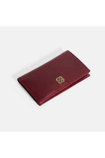Desa Women's Burgundy Leather Wallet