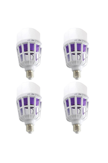 Echo Soul Set 4 becuri LED 2 in 1 cu lampa UV anti insecte Echo Soul,20w