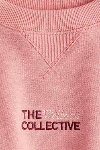 H&M Yazı Motifli Sweatshirt