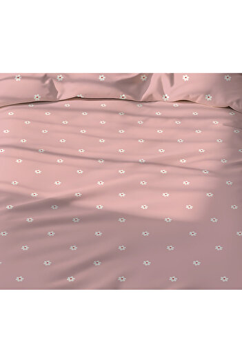 Evmila Double Sided Floral Patterned - Printed Single Duvet Cover Set