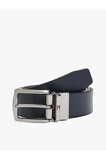 Tommy Hilfiger Erkek Mavi Ters Çevrilebilir Kemer