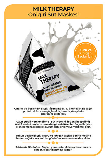 Morfose Milk Therapy Onigiri Süt Maskesi 25 ml 6 Adet