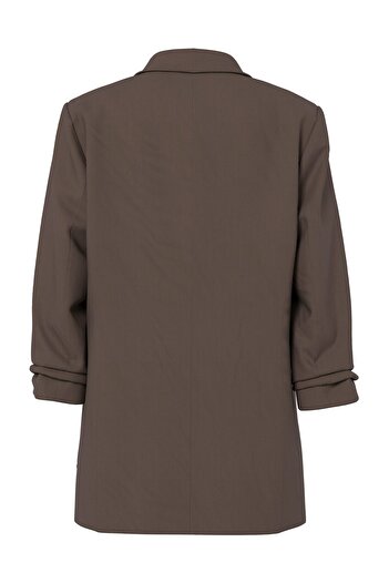 PIECES Blazer Ceket Yetişkin Hot Fudge